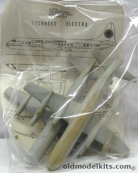 Airtec 1/144 Lockheed Electra - Two Kits - Bagged plastic model kit